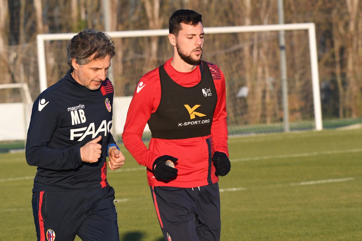 La gallery dell'allenamento di oggi BolognaFC