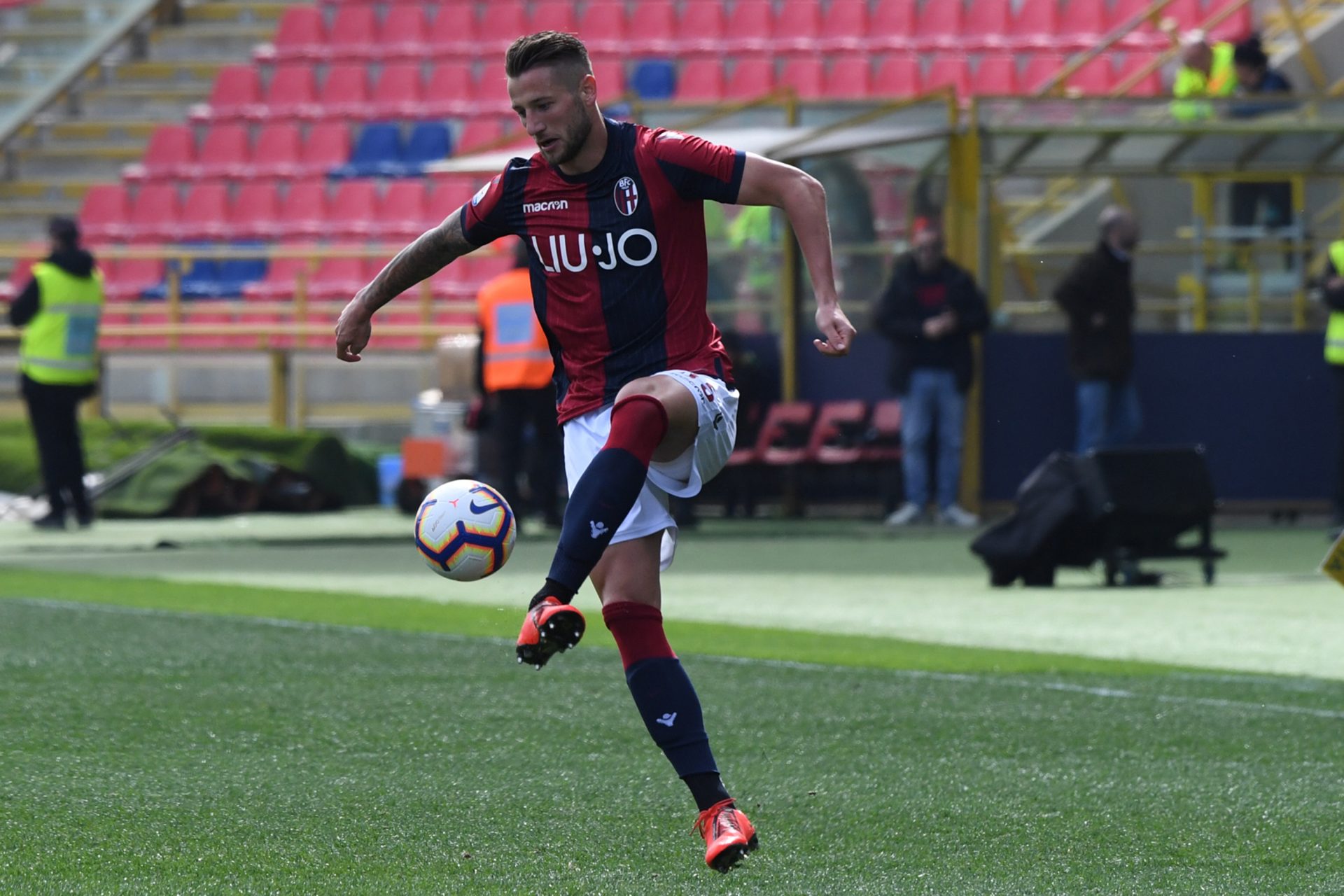 Oggi Mitchell Dijks all’Official Store dello Stadio Dall’Ara Bolognafc