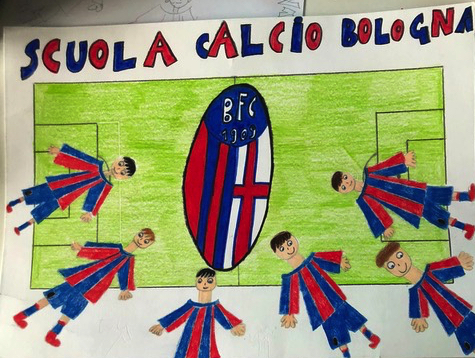 Io Resto A Casa I Disegni Dei Bambini Della Scuola Calcio Bolognafc