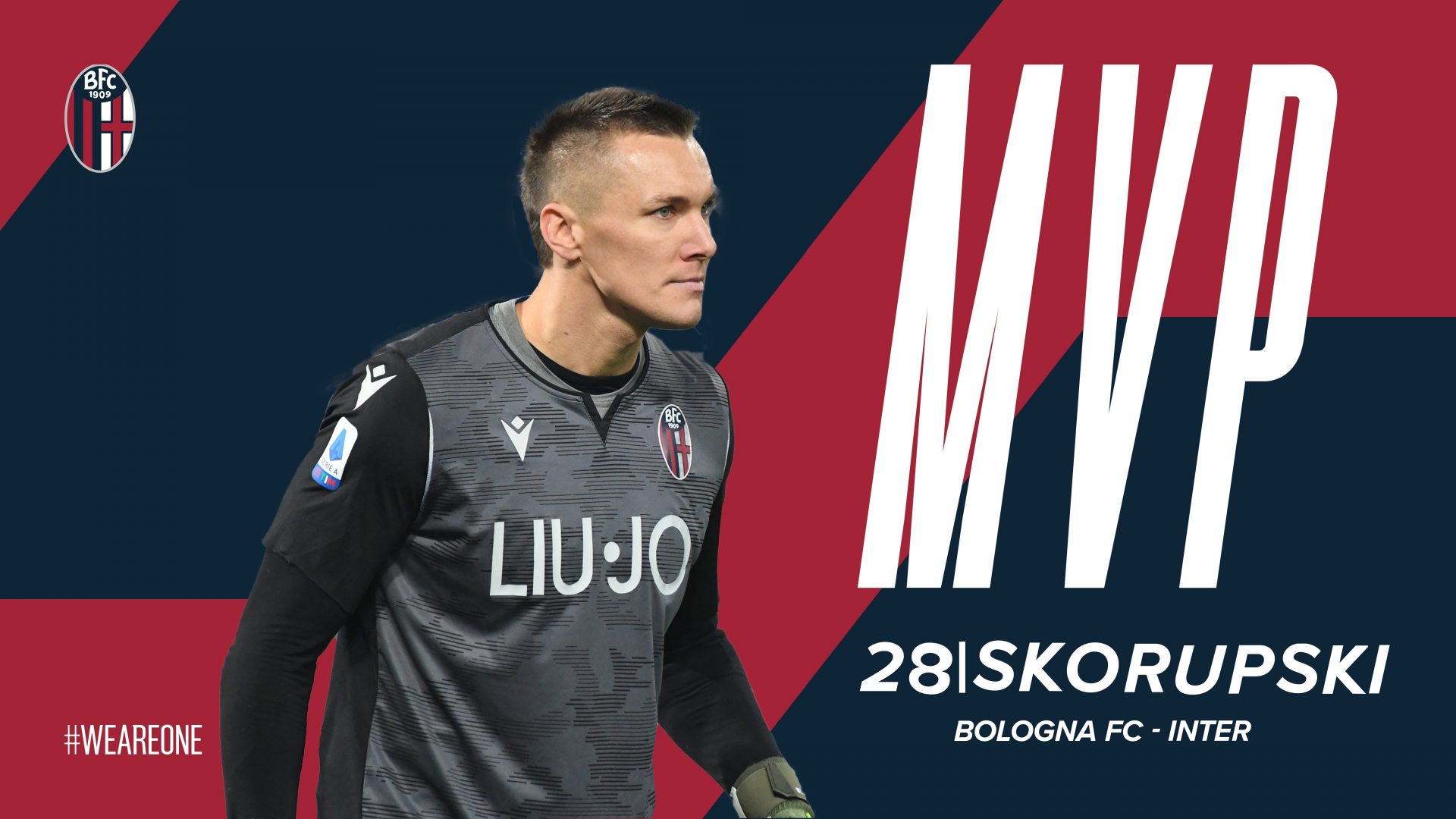 Skorupski our MVP from InterBFC BolognaFC